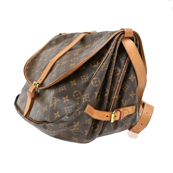 LOUIS VUITTON Saumur 35 Shoulder Bag Monogram Leather BN France M42254 85EE965 - Picture 4 of 16